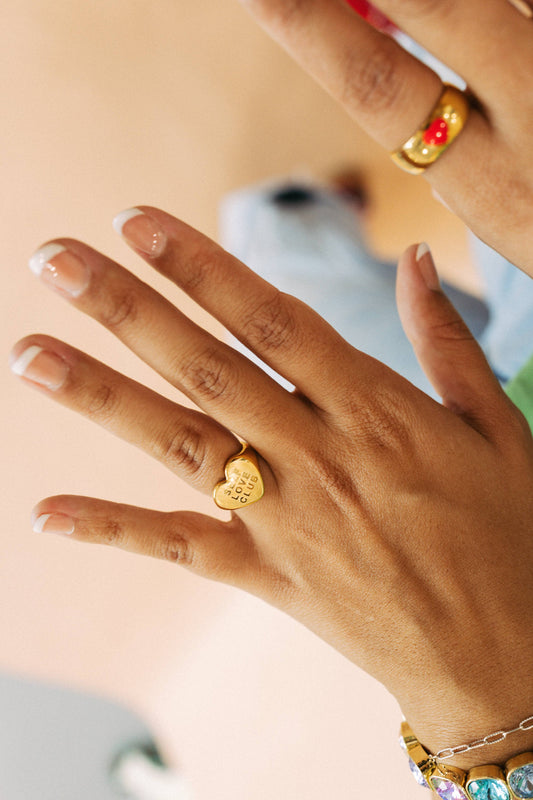 Self Love Club Heart Ring
