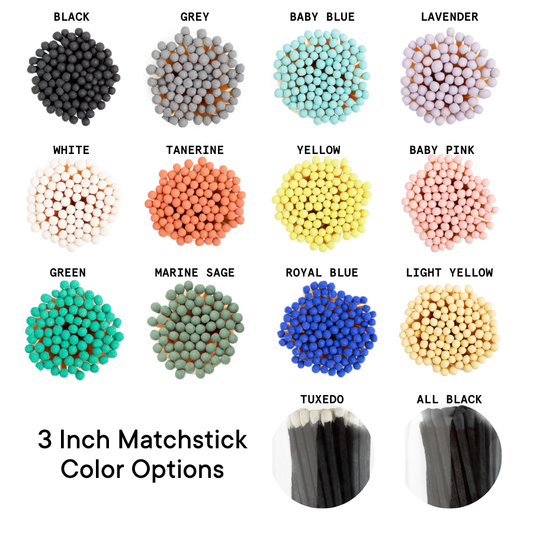 Refill Safety Color Tip Matchstick Pack