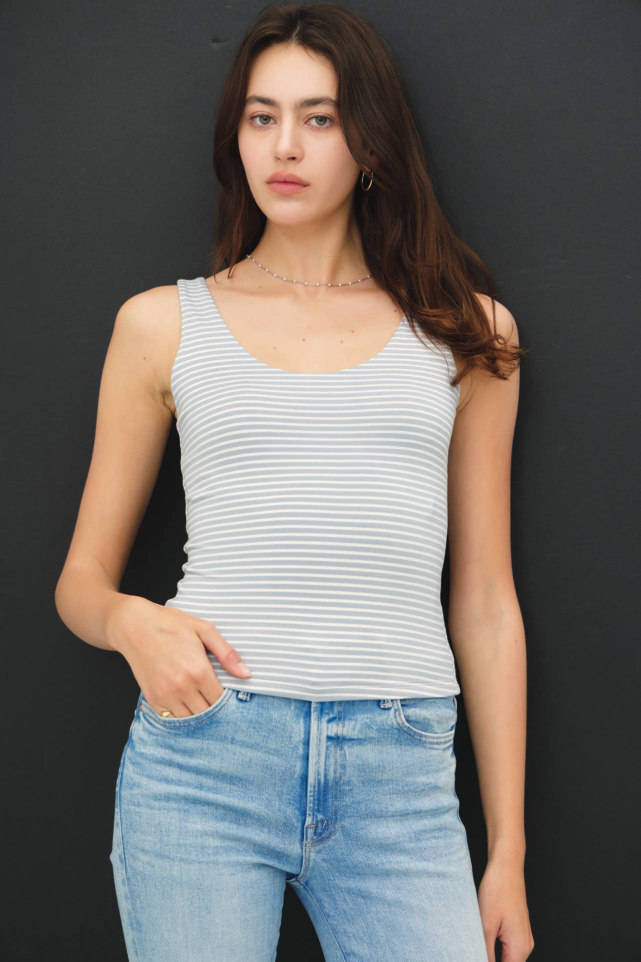 Stripe Seamless Tank