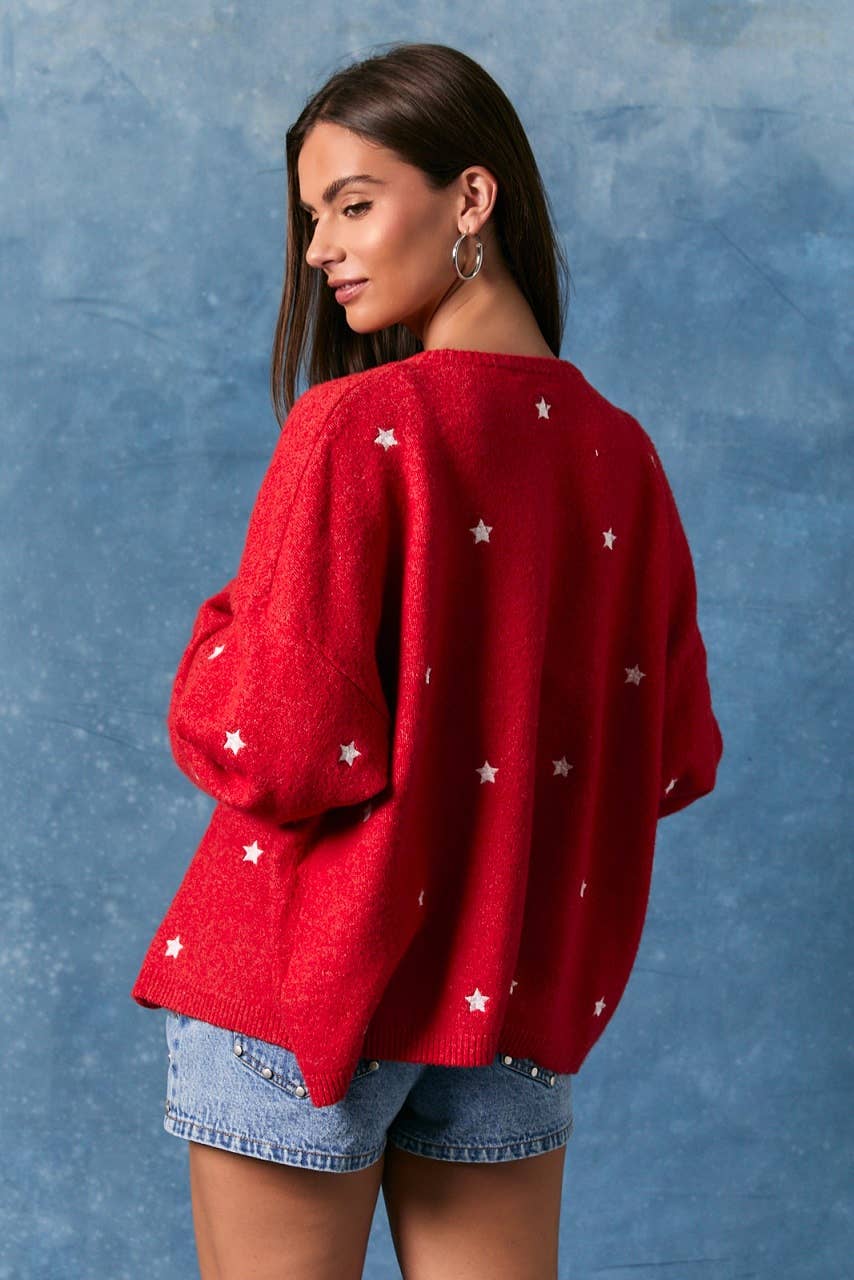 Stars and Stripes | Star Cardigan