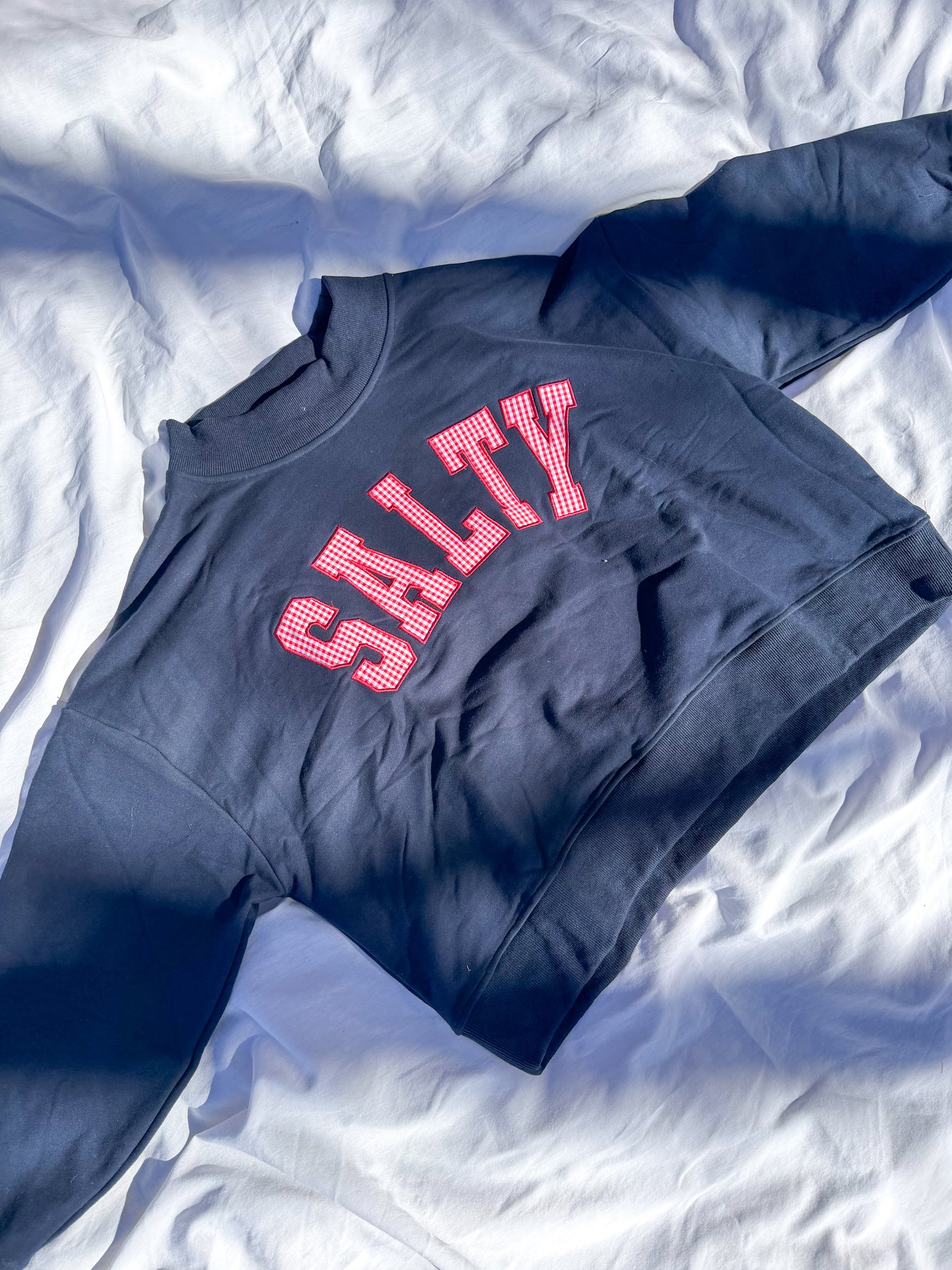 Salty Oversized Mock Neck Sweatshirt