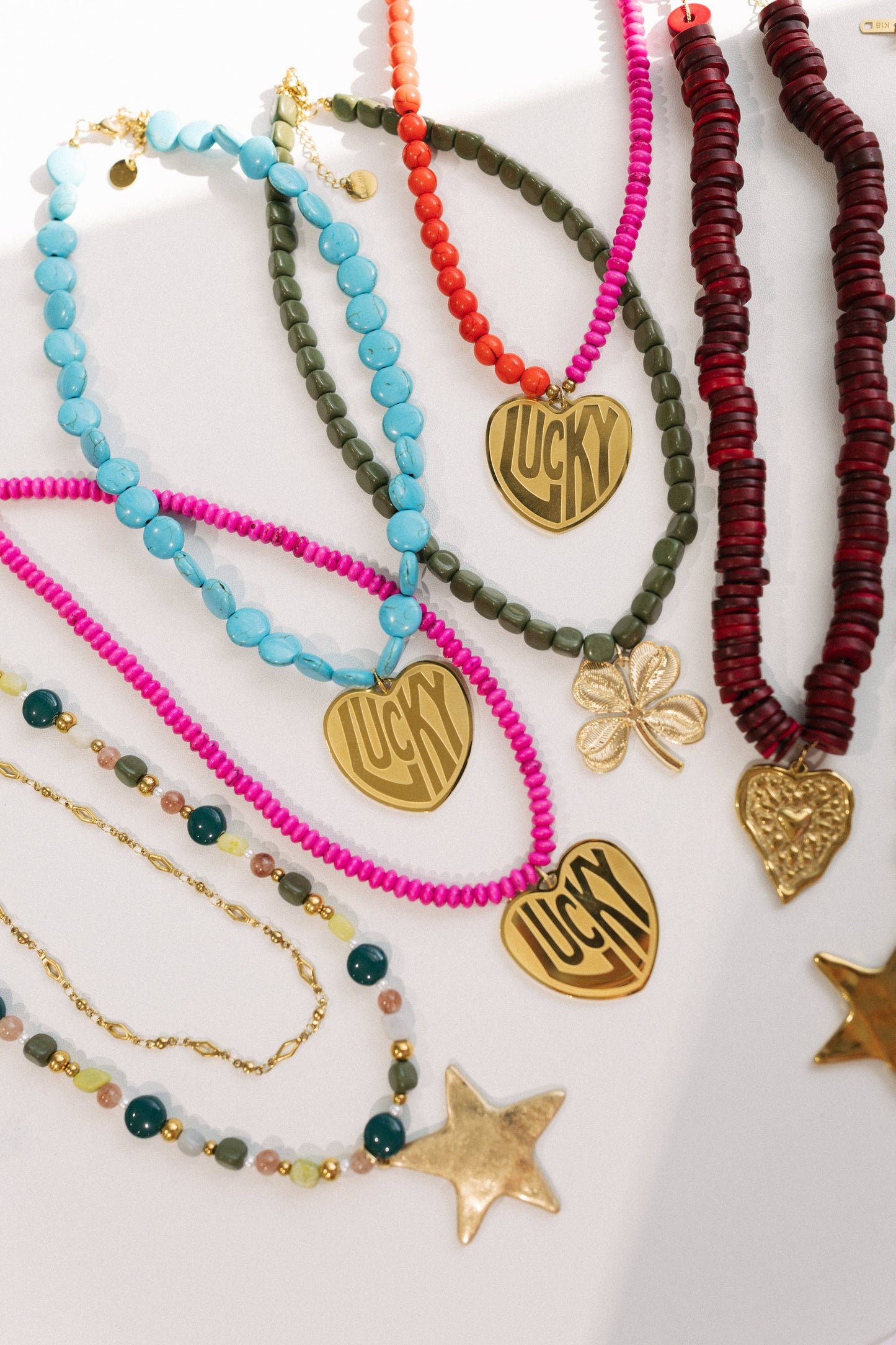 Lucky In Love | Stone Necklace - Turquoise